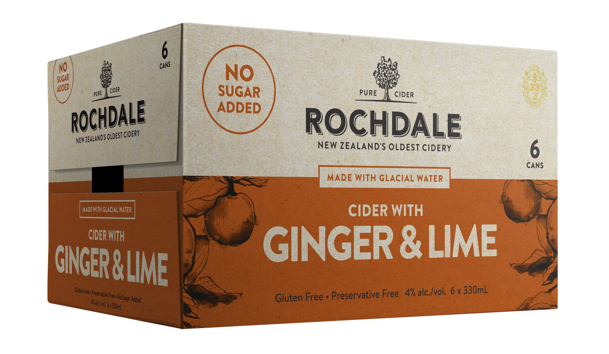 Ginger & Lime Cider 6 Pack Cans