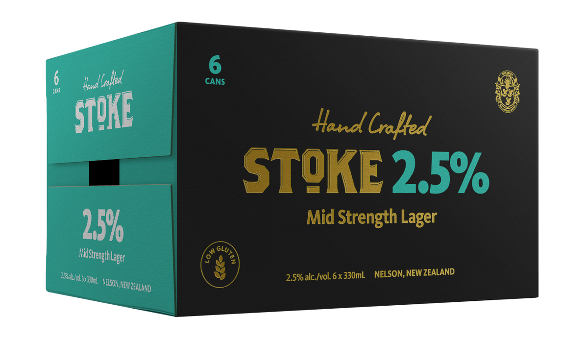 2.5% Mid Strength Lager 6pk Cans